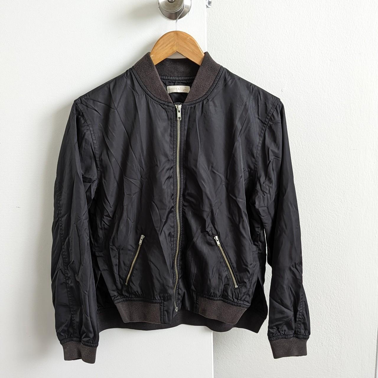 H&m black bomber hot sale jacket womens