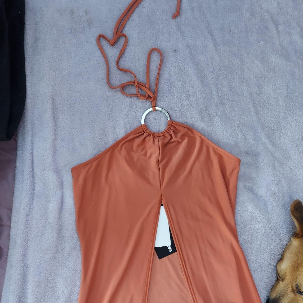 Fashion Nova Women's Orange Suit (4)