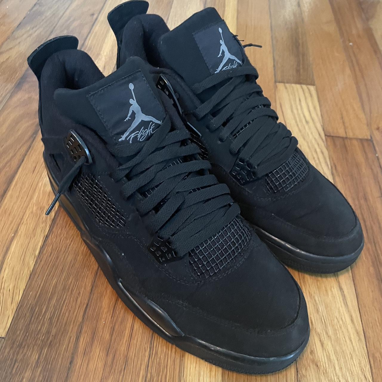 kids jordan 4 black cat size 2.5