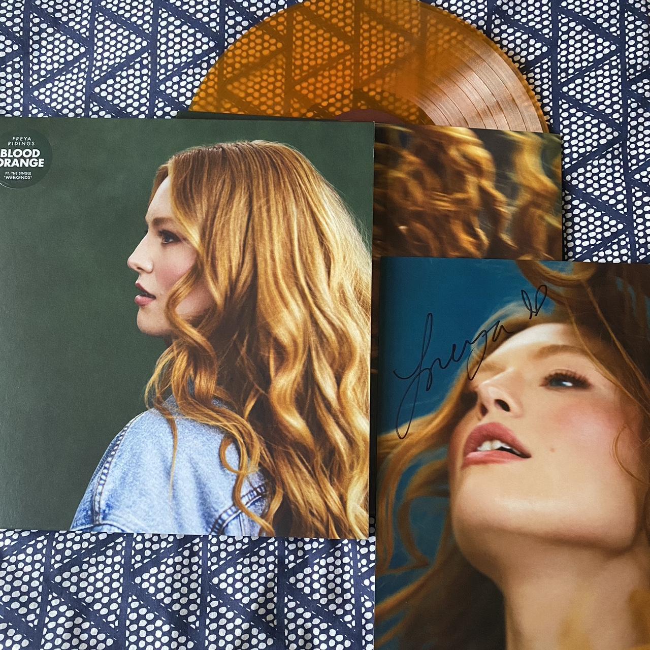 Freya Ridings - Blood Orange orange lp, with signed... - Depop