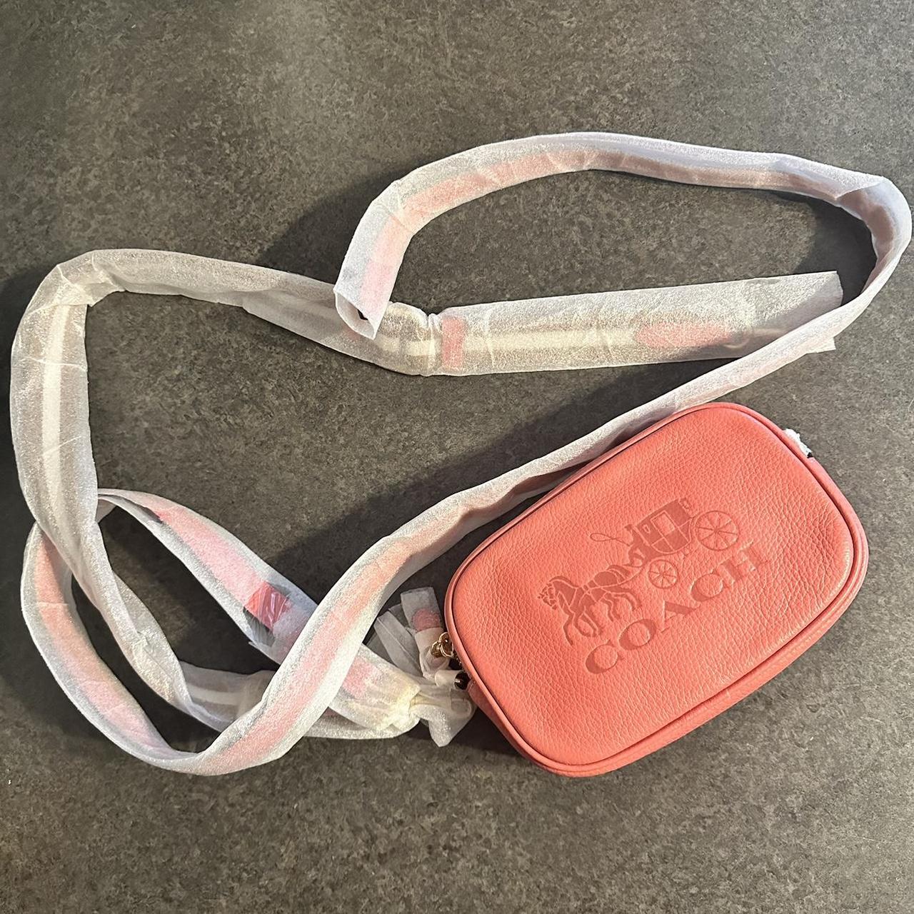 COACH Salmon Pink Belt Bag Fanny pack coach. Depop