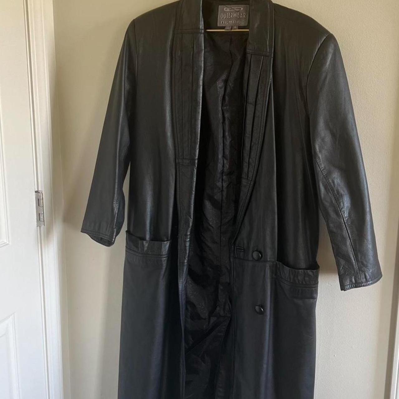 ジャケット・アウター Vintage genuine lether long coat archive s-l400.jpg