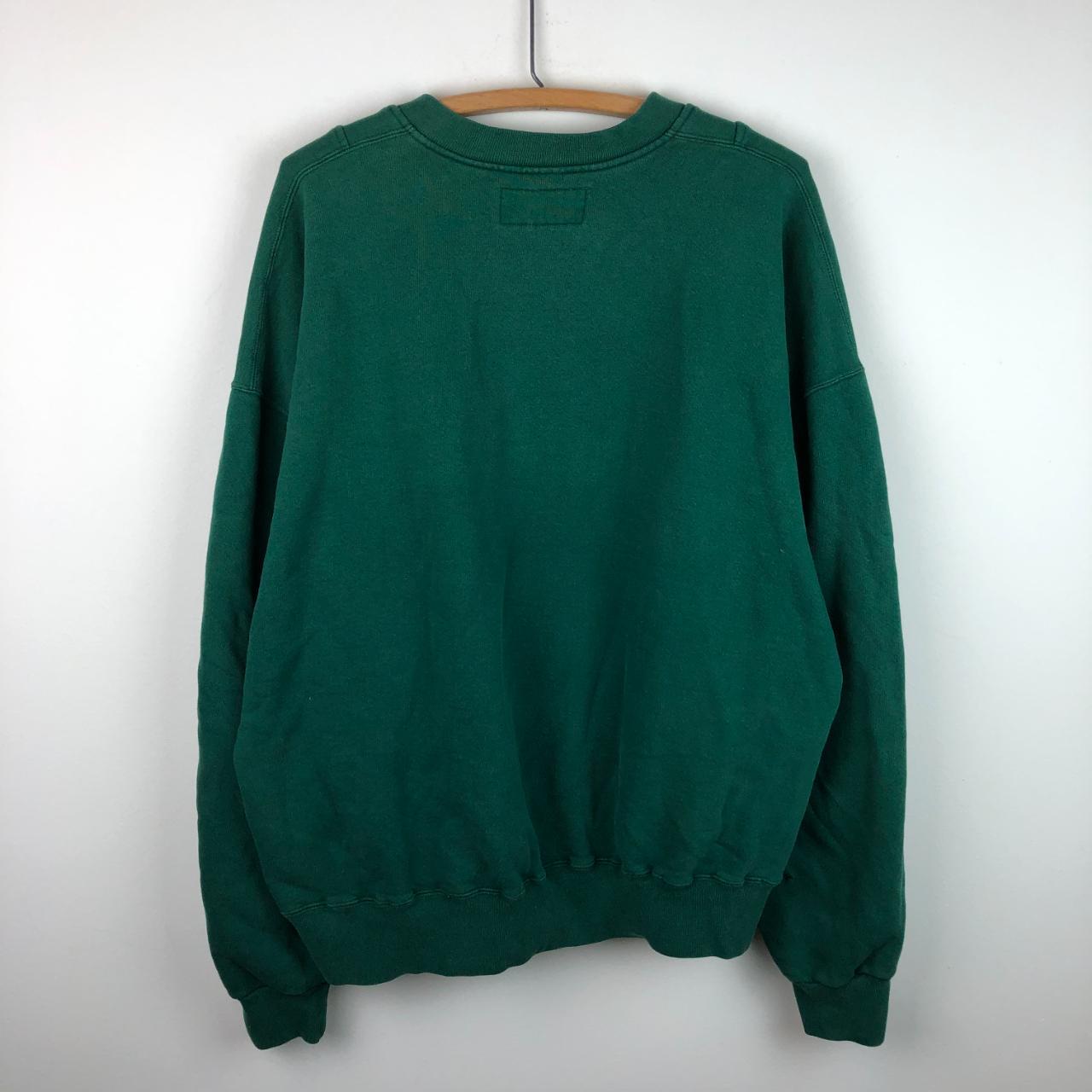 Vintage 90s LL Bean Russell Athletic forest green... - Depop