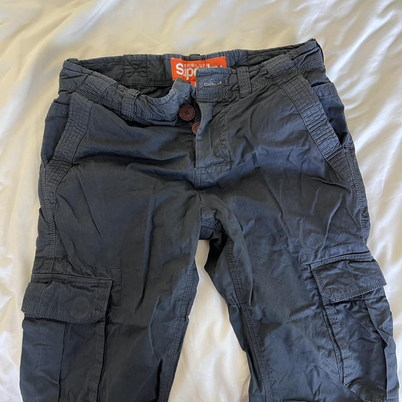 Superdry Women's Navy Trousers (3)