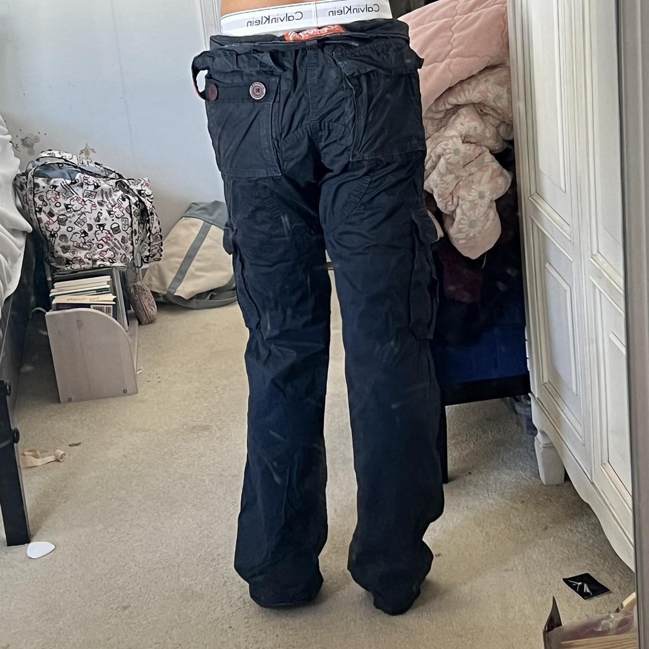 Superdry Women's Navy Trousers (4)