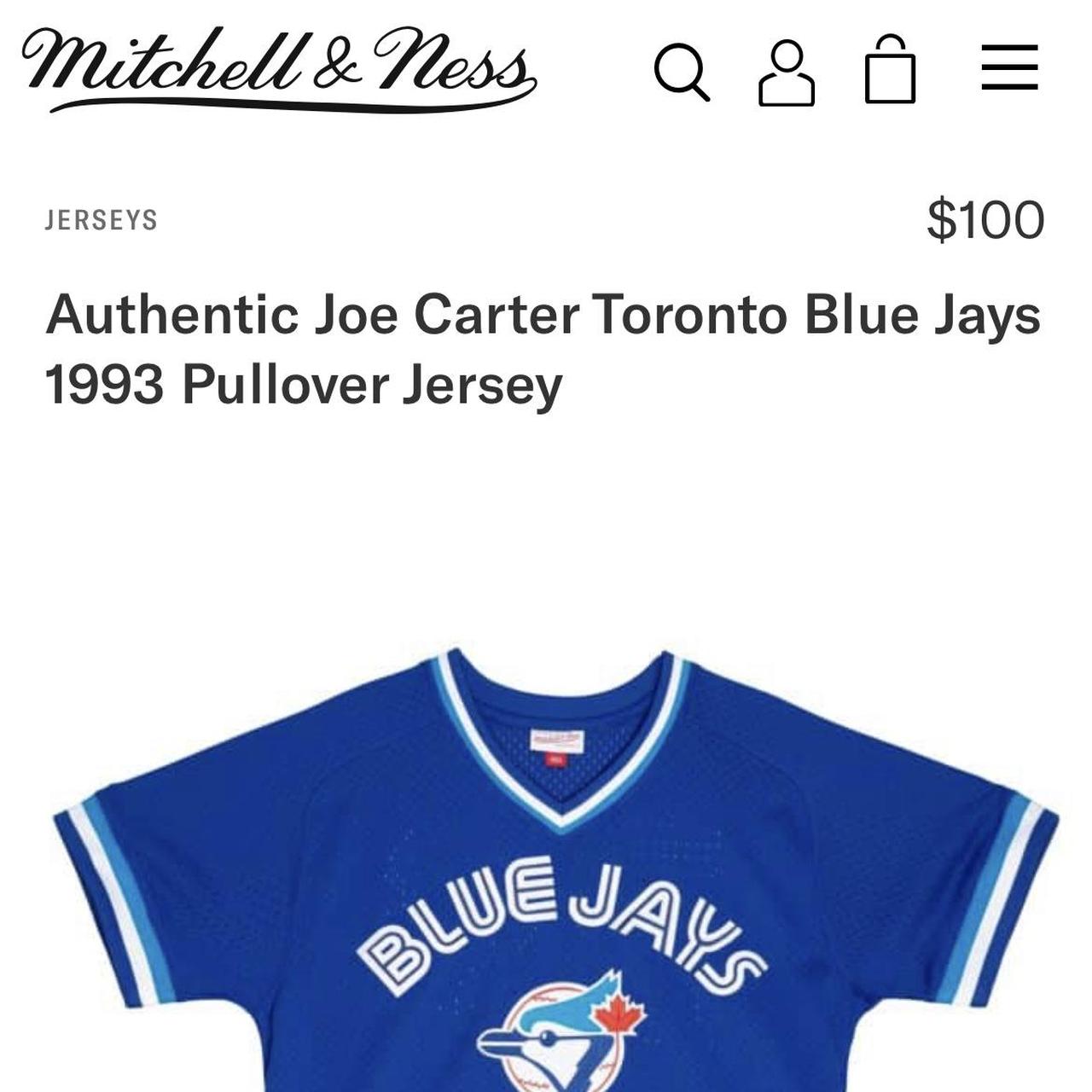 Mitchell & Ness Authentic Joe Carter Toronto Blue Jays 1993 Pullover Jersey