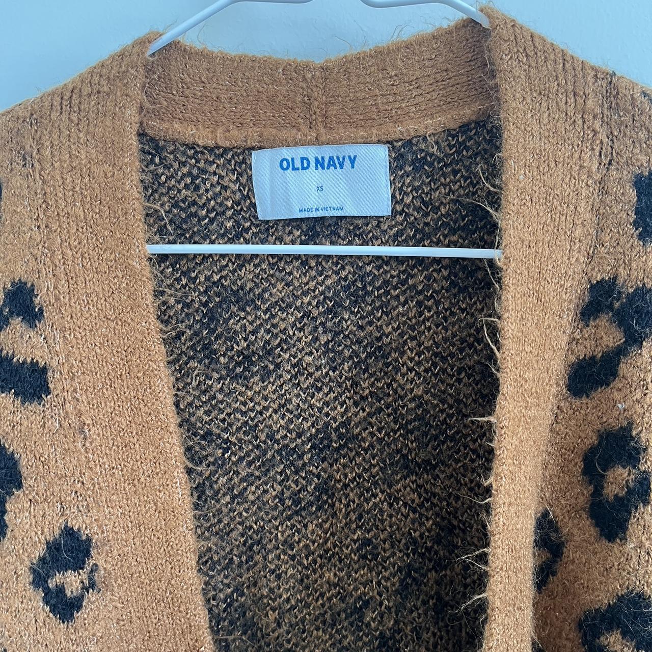 Old navy leopard print clearance cardigan