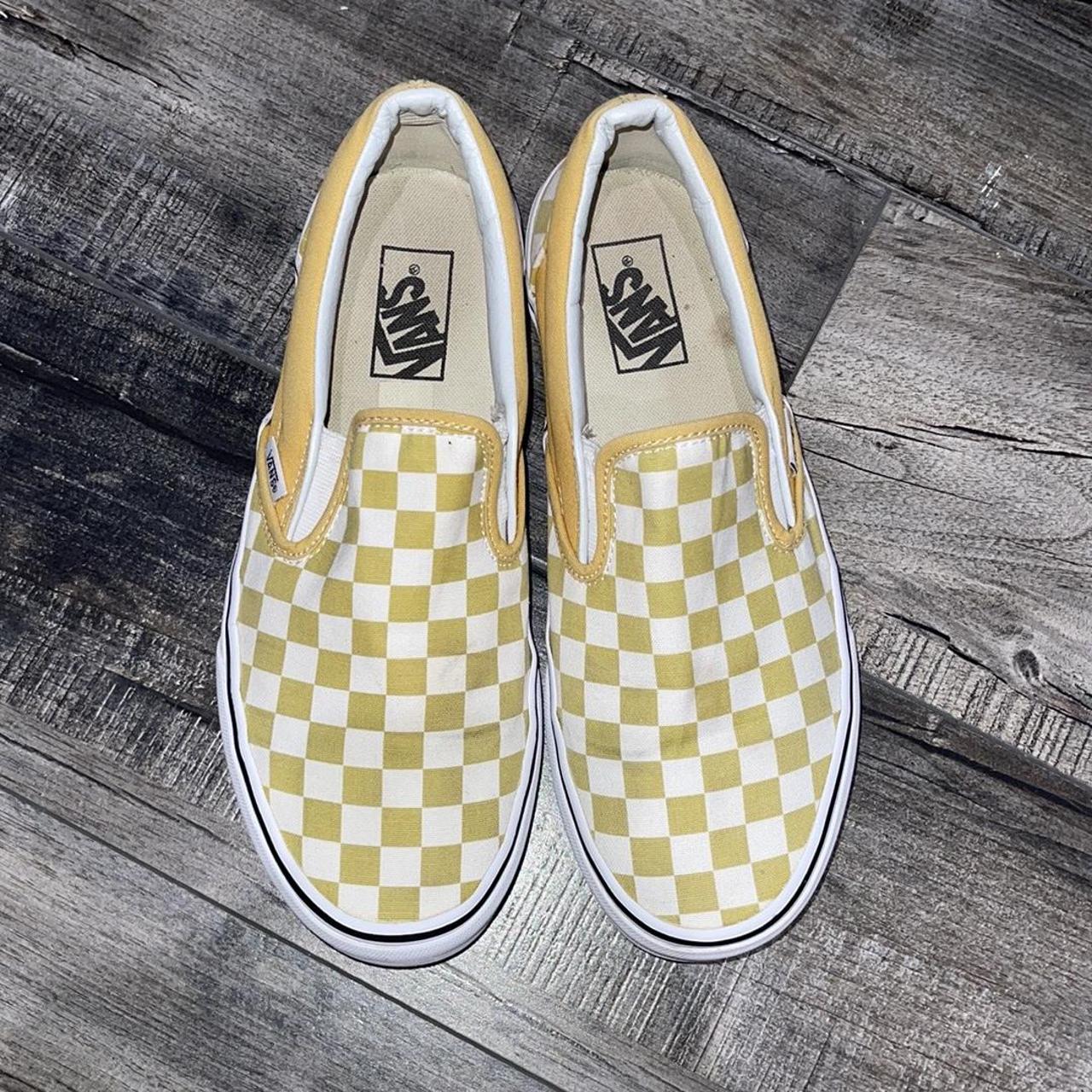 Vans Slip-On Checkerboard Golden Yellow Men's