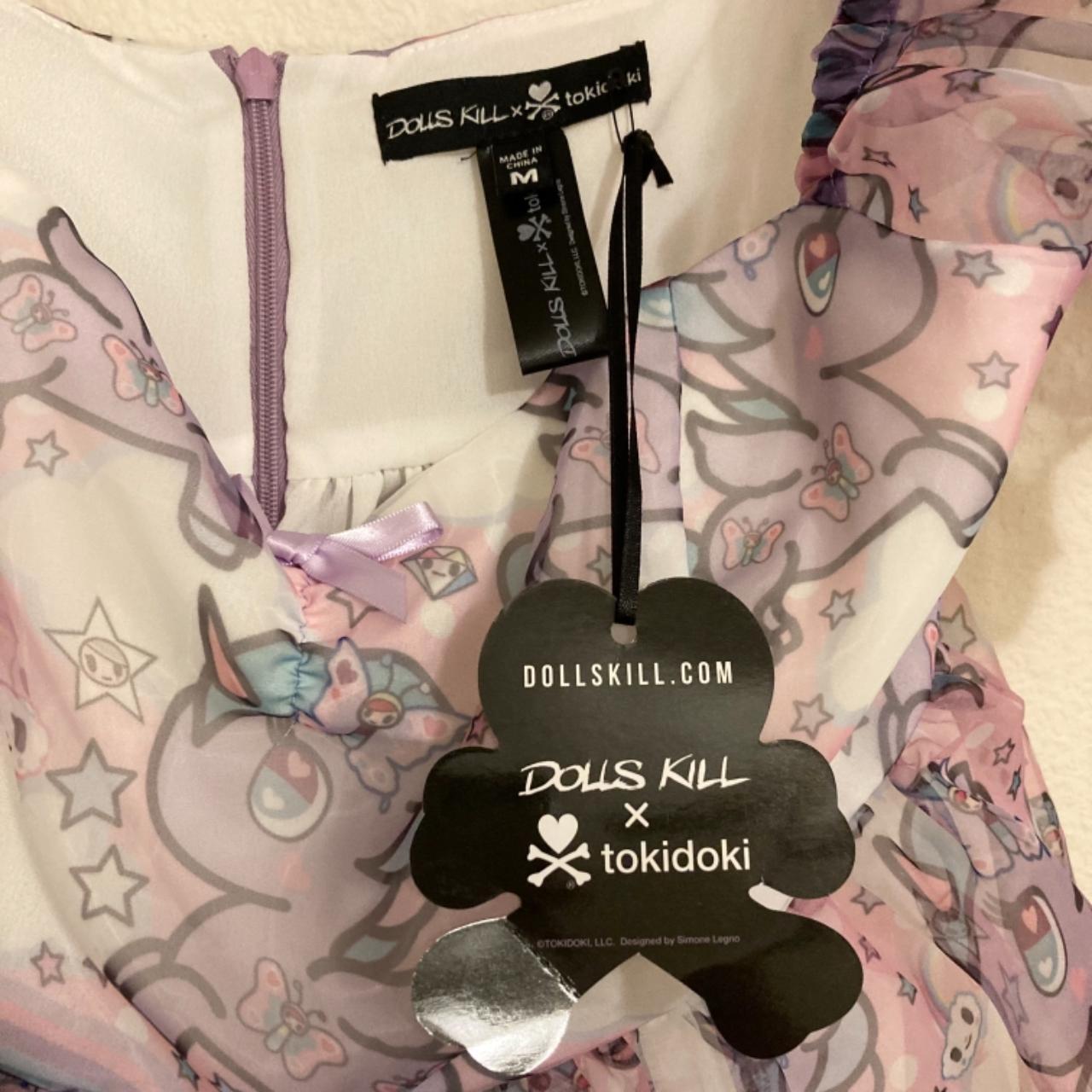 Toki popular Doki x DollsKill Collab Stargazer Pastel Kawaii Baby Doll Dress