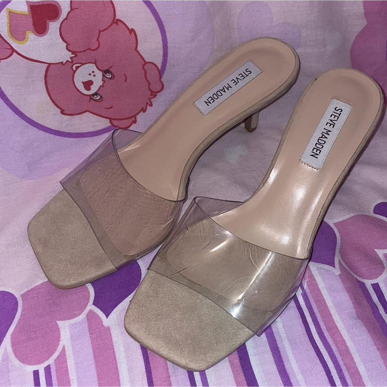 steve madden 2 strap heels