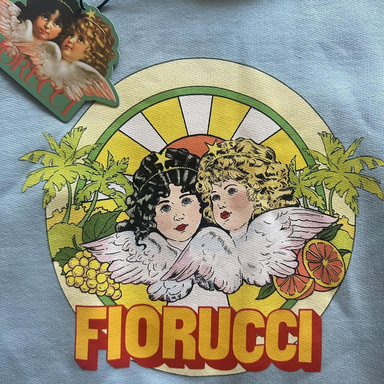 FIORUCCI ANGELS JUMPER SIZE S 👼 SWEETEST SKY BLUE... - Depop