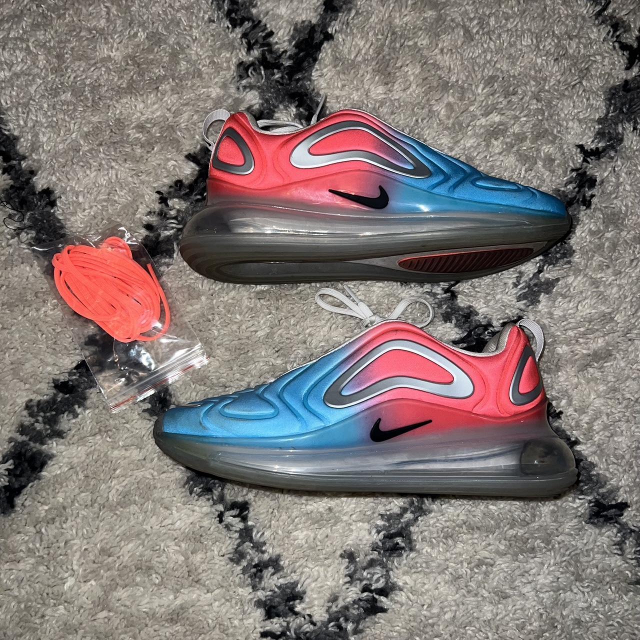Great looking pair of Nike AirMax 720 Pink Sea Lava - Depop