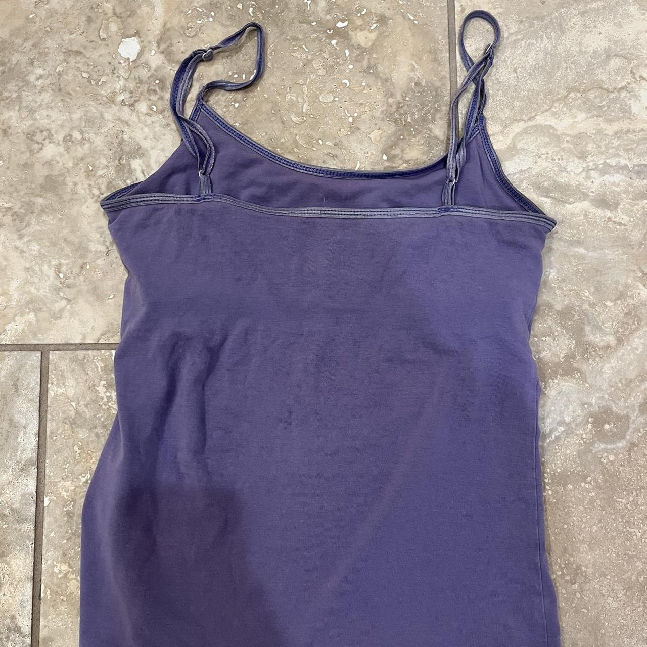 purple old navy cami tank top with adjustable... - Depop