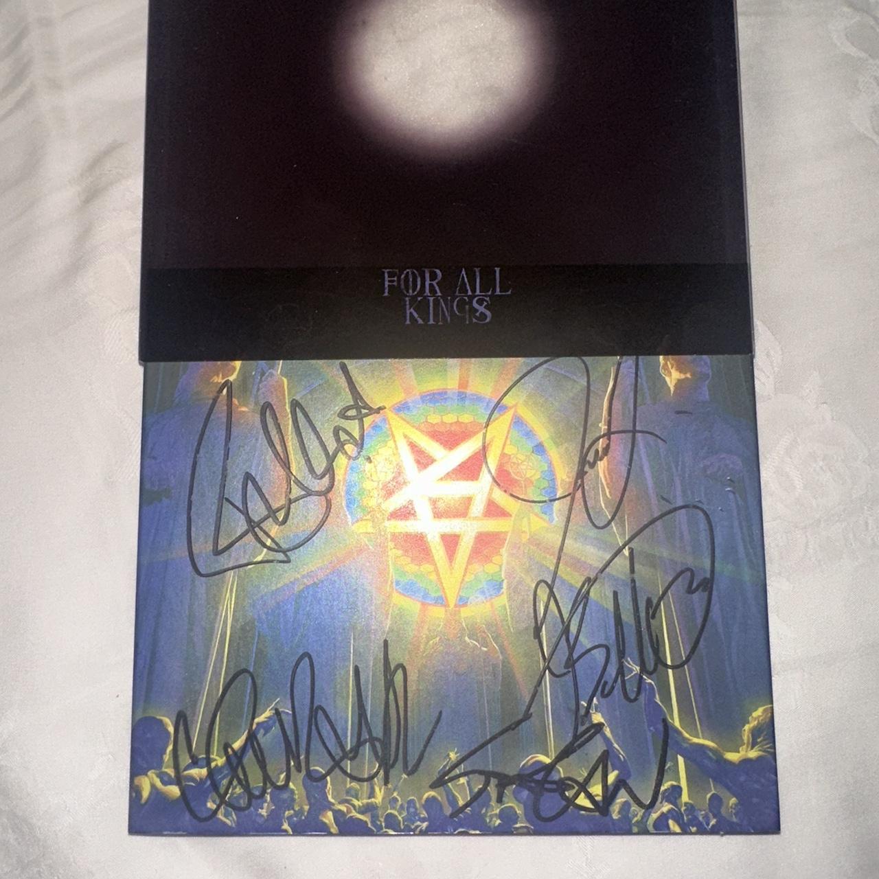 High quality Anthrax signed CD