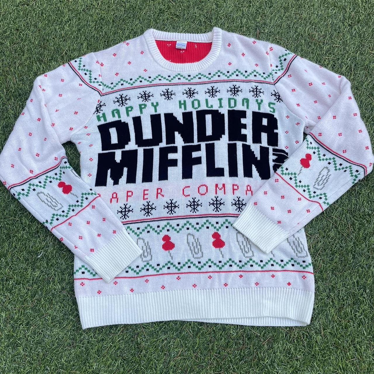 The Office Christmas sweater Size large Dunder... Depop