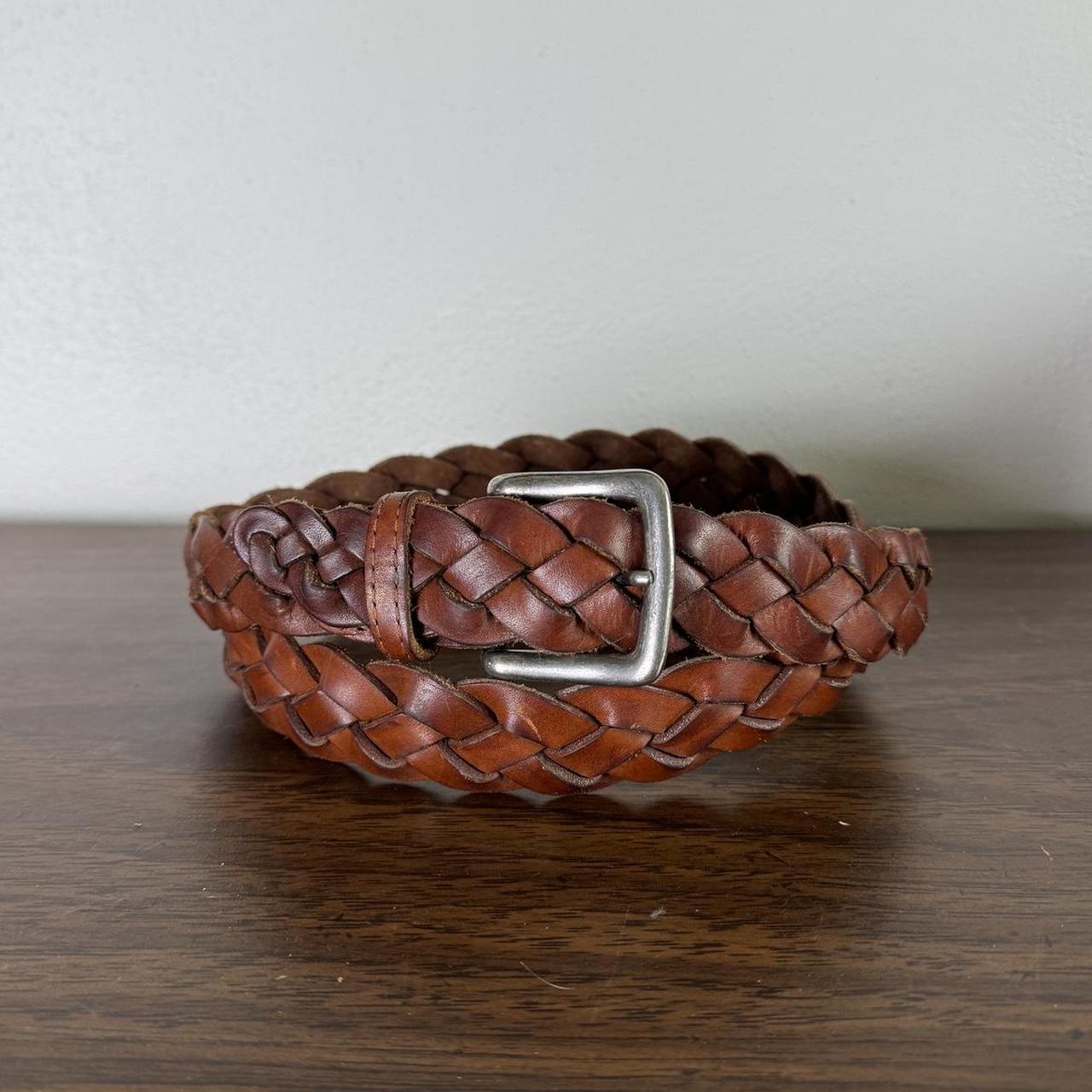 Levi’s braided genuine leather belt. Super thick... - Depop