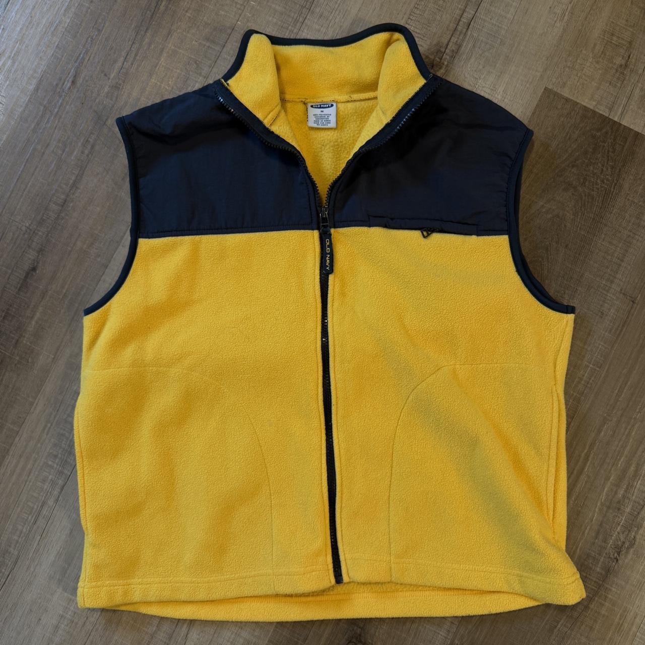 Old Navy Men's Vest Yellow/Black M – Vintage old navy Yellow