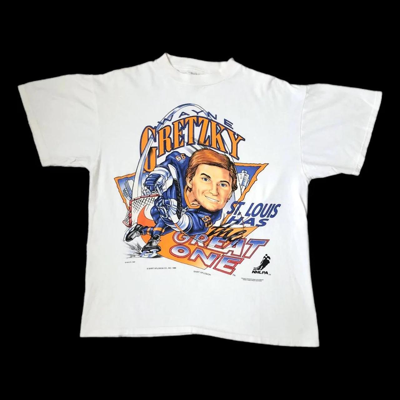 Vintage St Louis Blues Hockey T Shirt 90s Size: XL - Depop