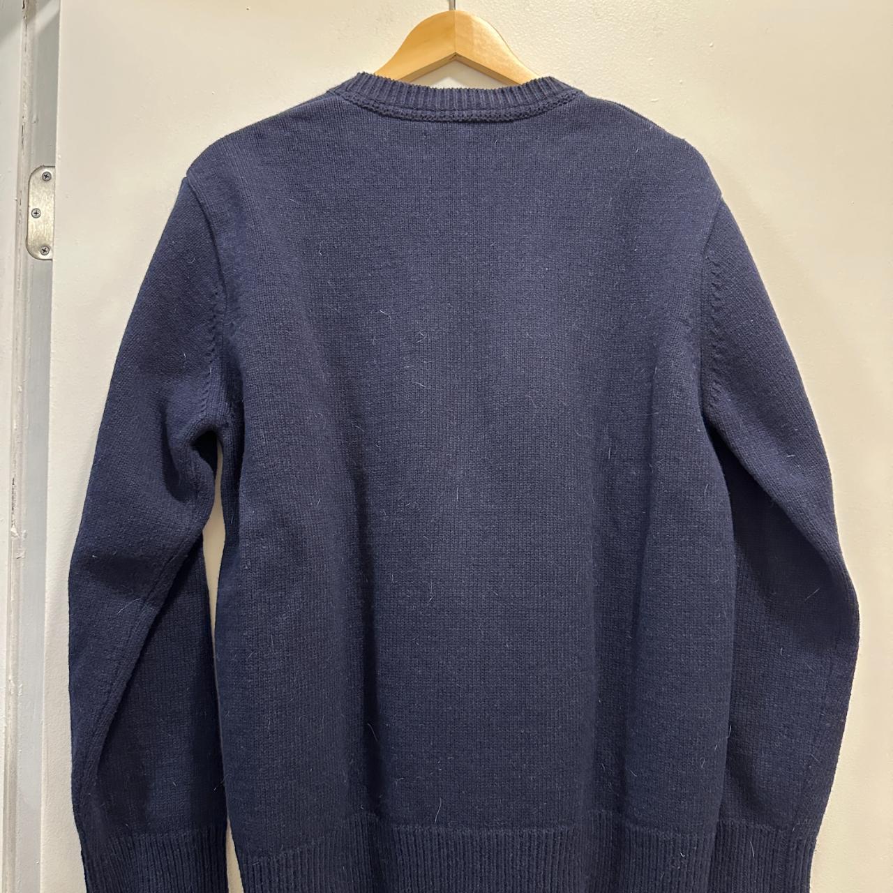 Universal Works Mens Navy Sweater Size... - Depop