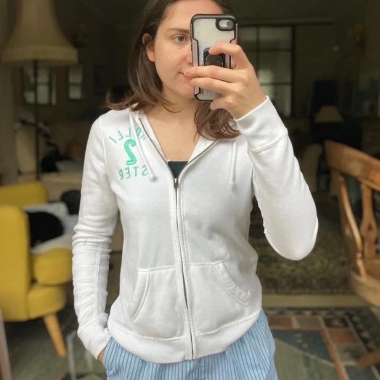 Hollister hoodie green online