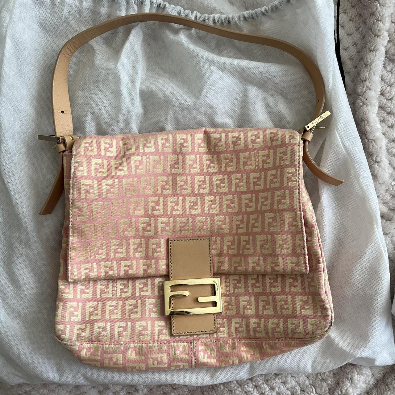 vintage fendi baguette bag pink