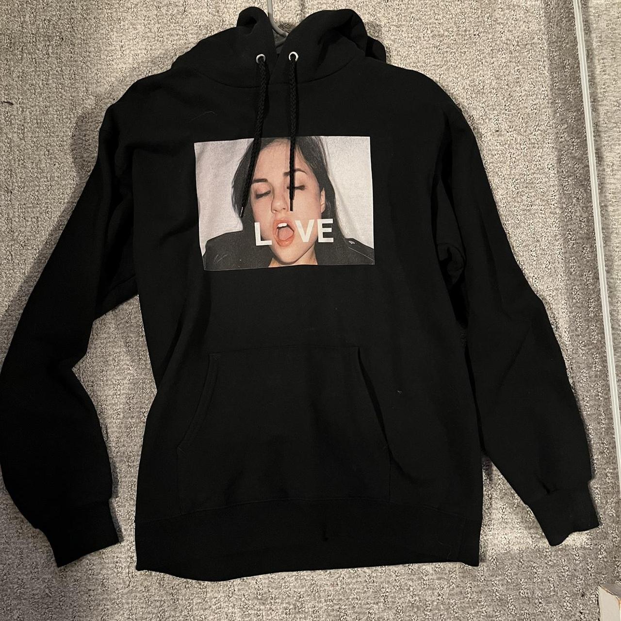 Women's Black Hoodie | Depop