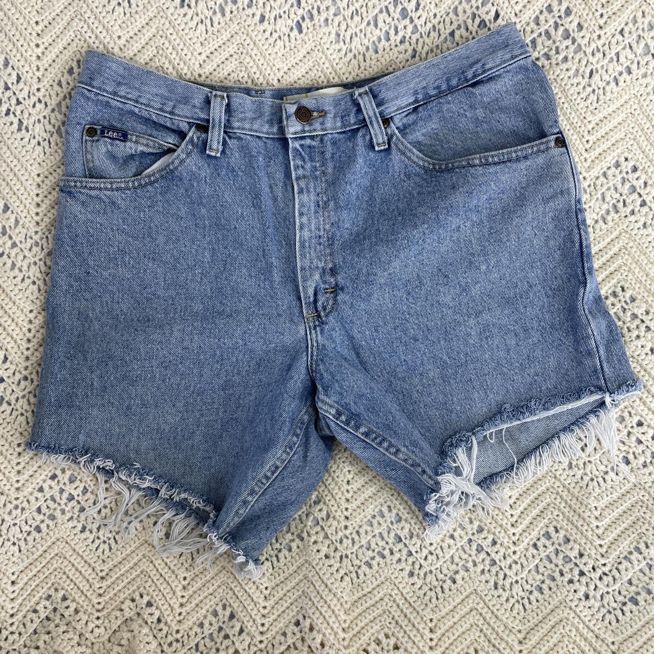 Vintage Shorts High Waisted Dad Jean Jorts Cut Off... - Depop