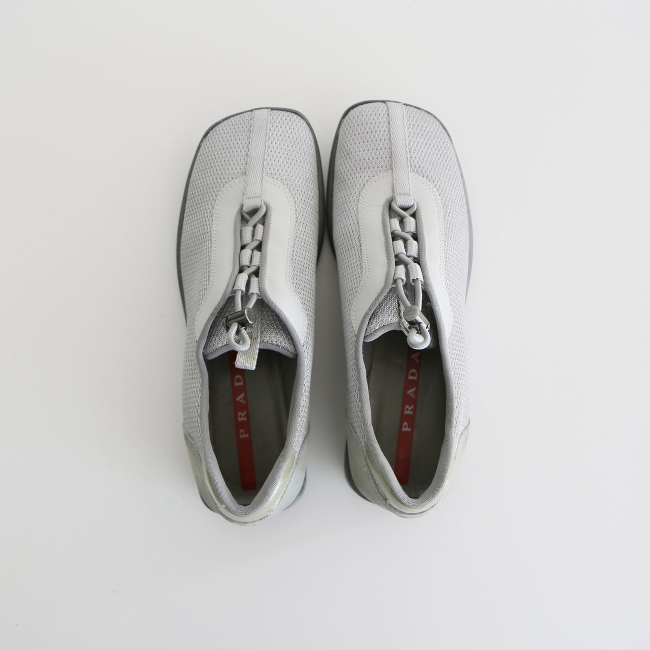 STYLE 349 Vintage Prada Linea Rossa sporty gray and Depop