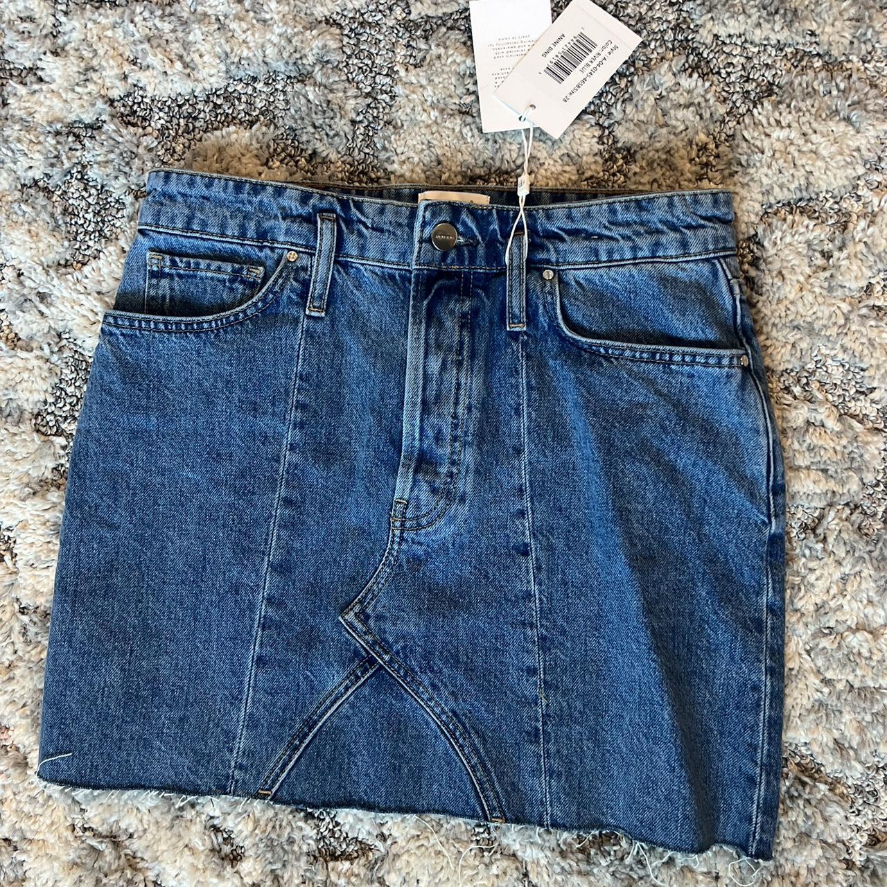 Anine Bing Connie denim mini skirt brand new with Depop