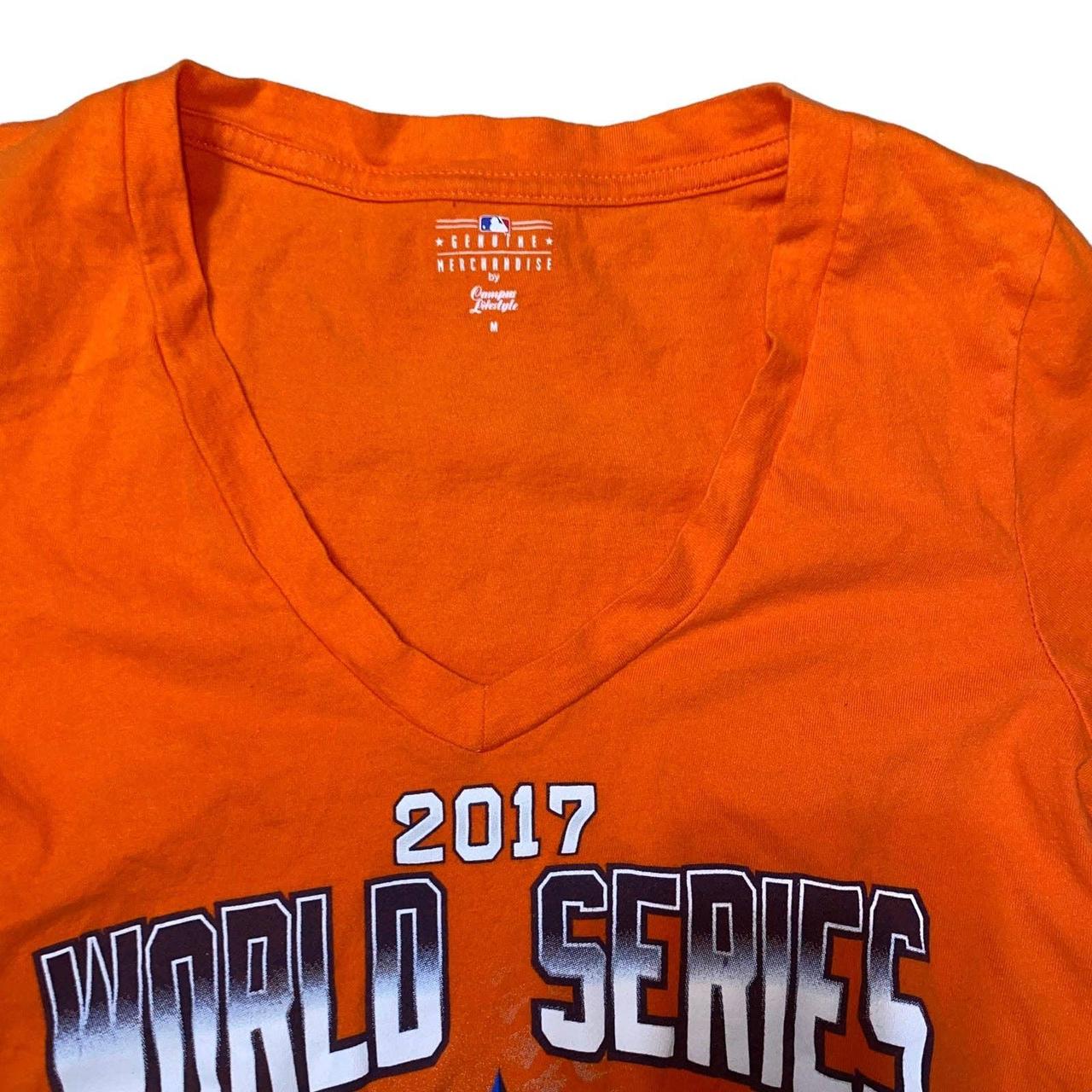 Houston Astros 2017 World Series Champions Orange - Depop