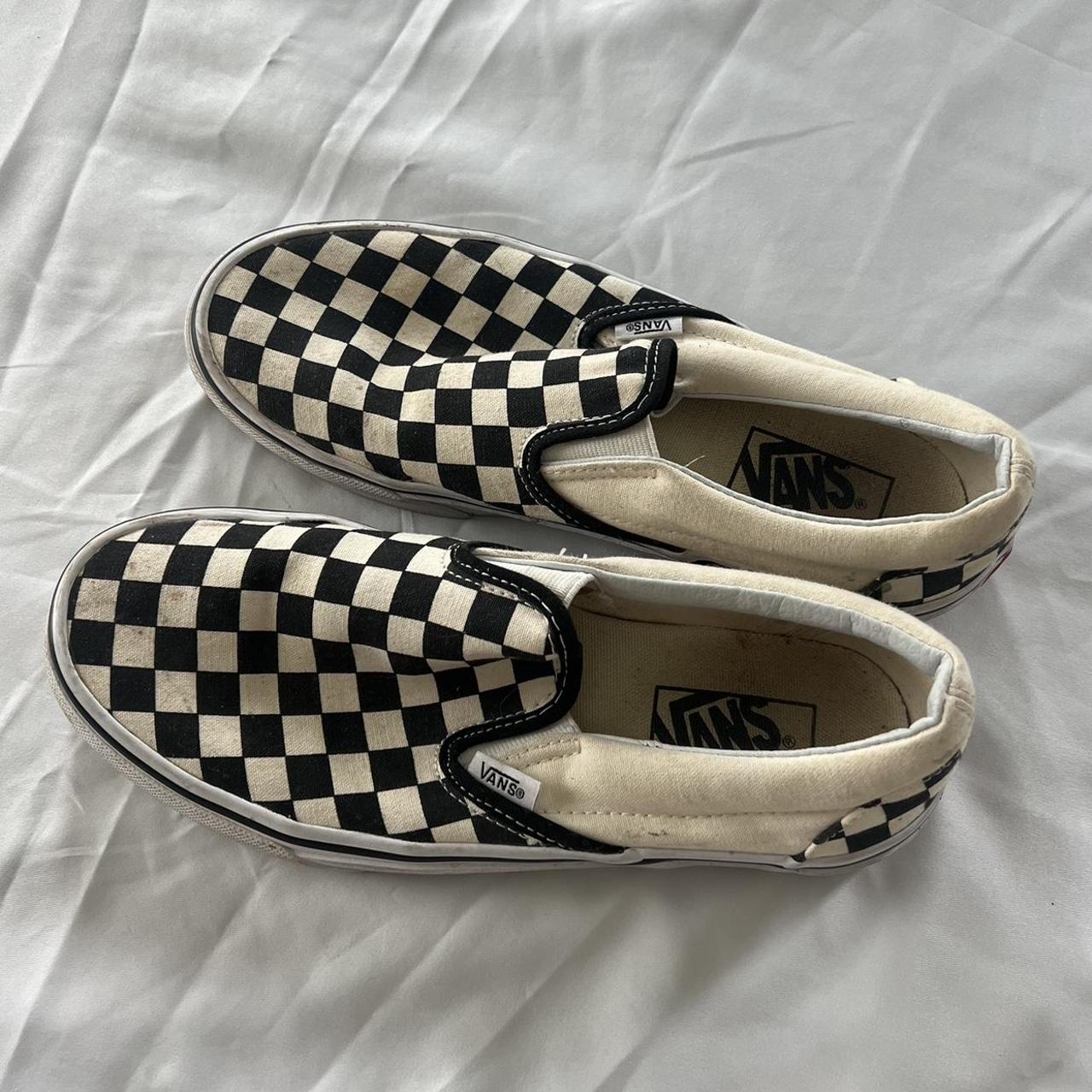 depop payments preferred ✨ custom checkered vans - Depop