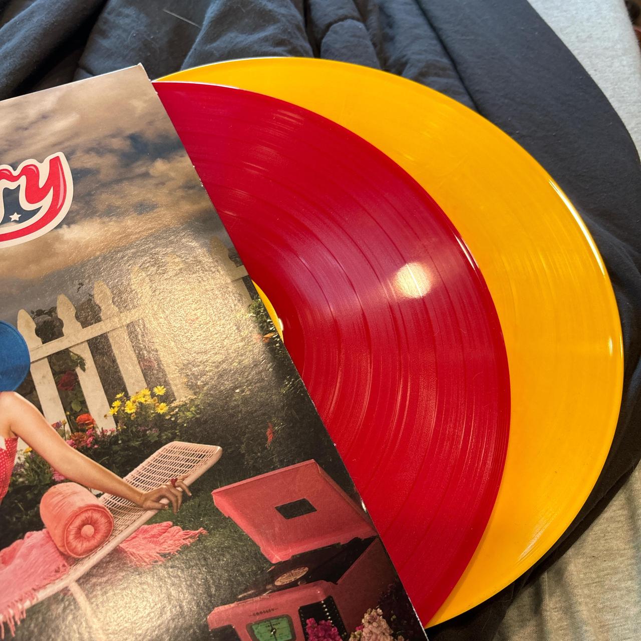 Katy perry hotsell one of the boys red and yellow vinyl