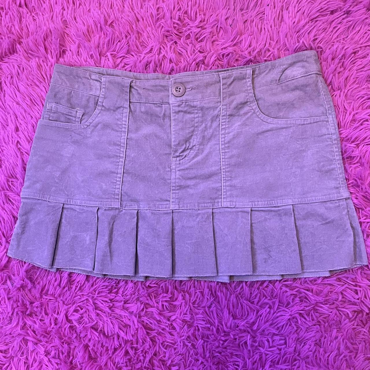 Iris Los Angeles Women's Cream and Khaki Skirt
