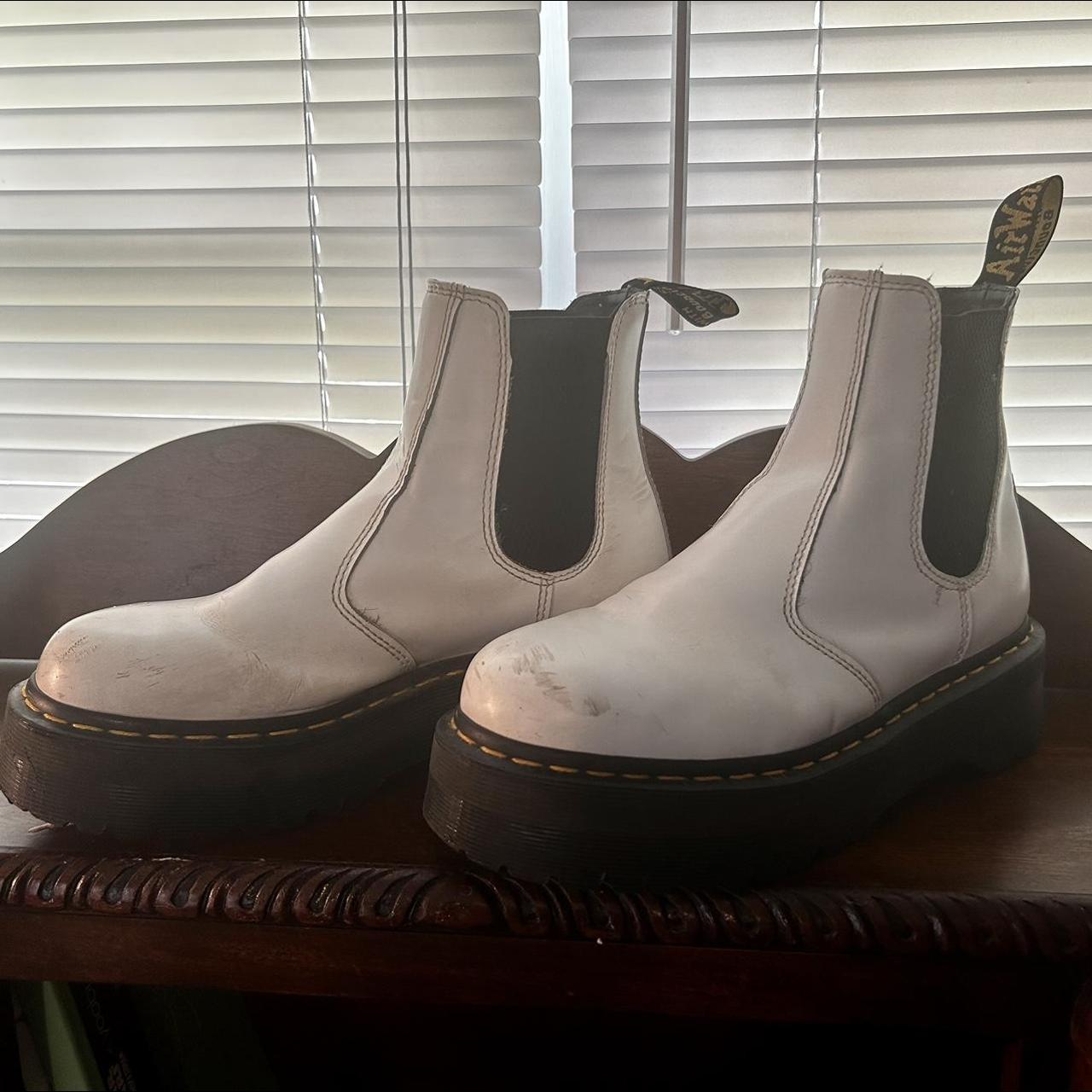 chelsea doc martens white