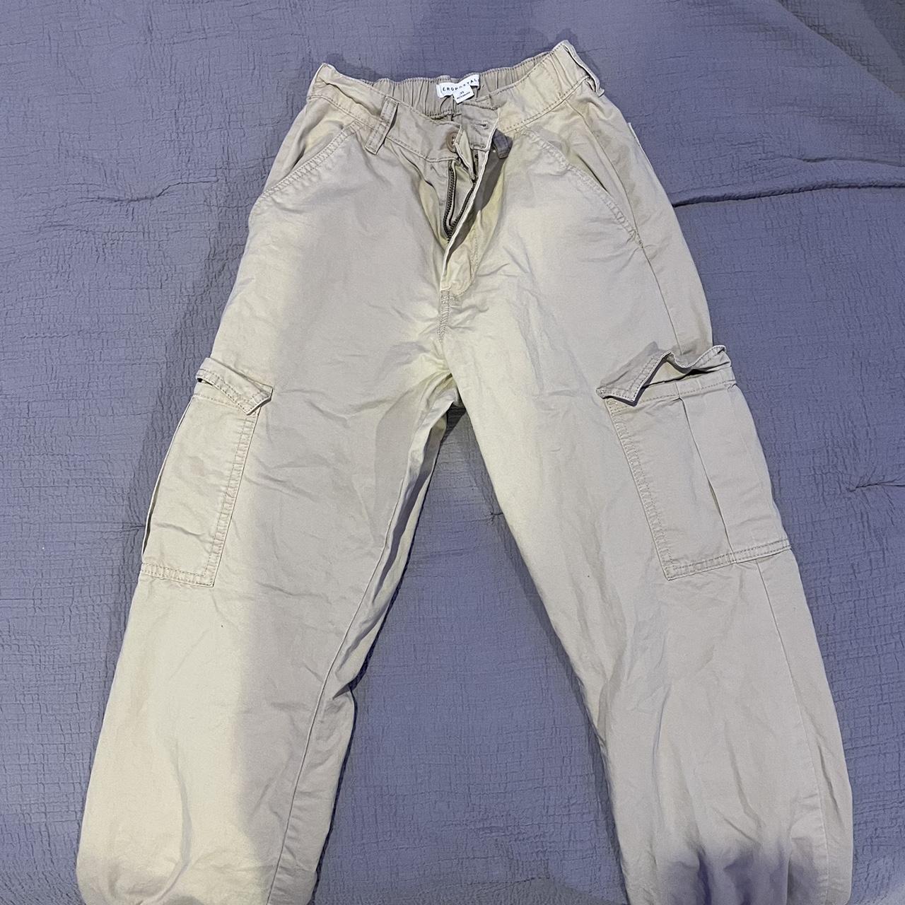 Aeropostale Tan Pants / uniform pants Size 2 - Depop