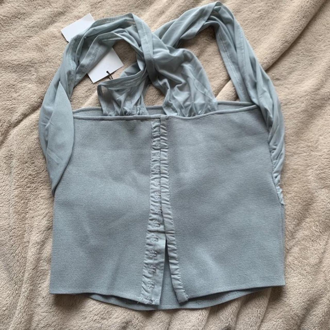 NWT Zara Knit Tulle Corset Top size M | Depop NWT Zara Knit Tulle Corset Top size M | Depop