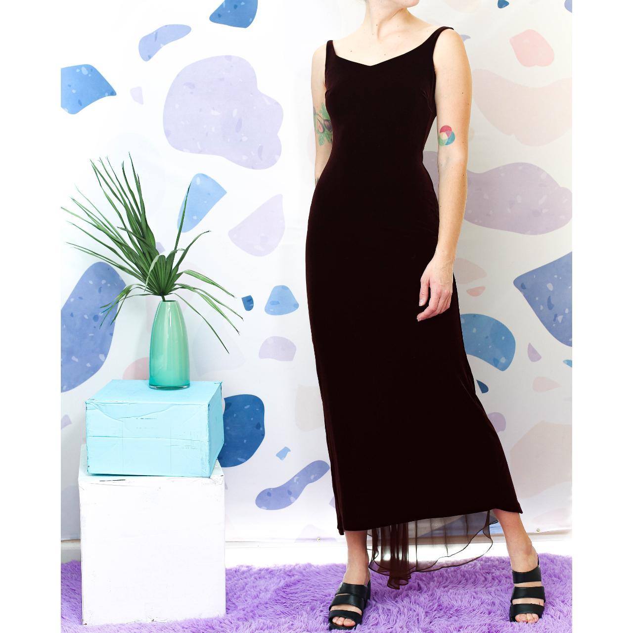 Vintage Brown Velvet Formal Dress 🚨CURRENT SALES... Depop