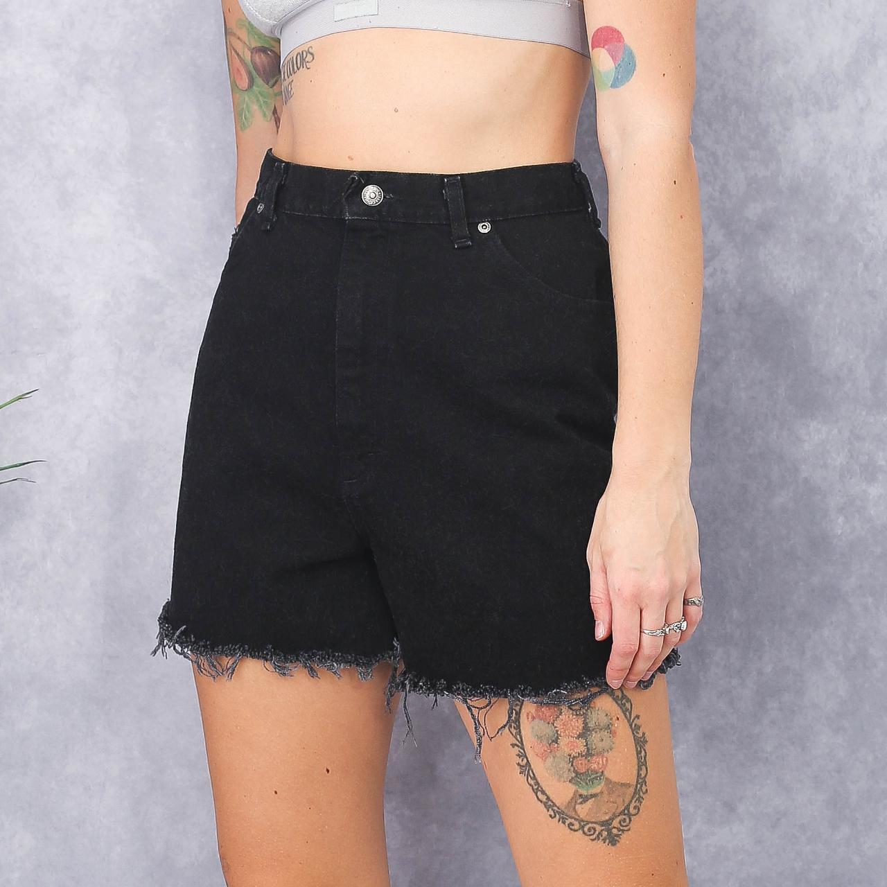 Vintage Black Cut Off Shorts 🚨CURRENT SALES INFO IN... - Depop