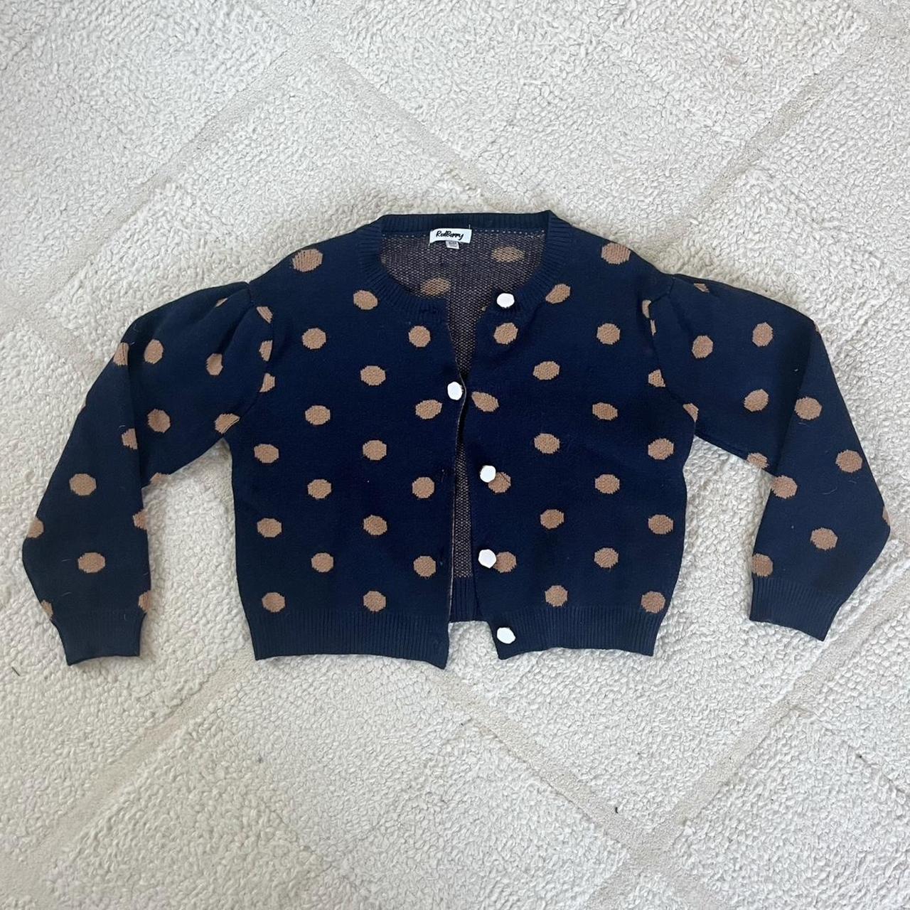 Verge Girl Polka Dot Knit Sweater 🫐 💌 amazing... Depop