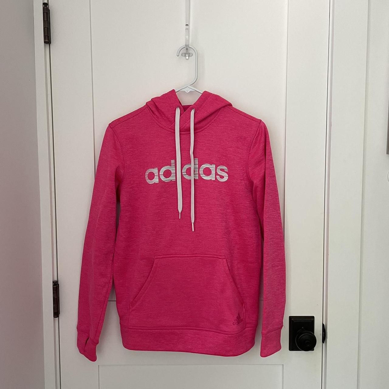 Hot pink adidas sweater online