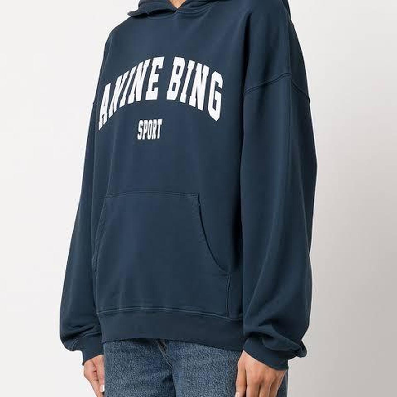 Price is firm Anine Bing Navy Harvey Hoodie XS Depop