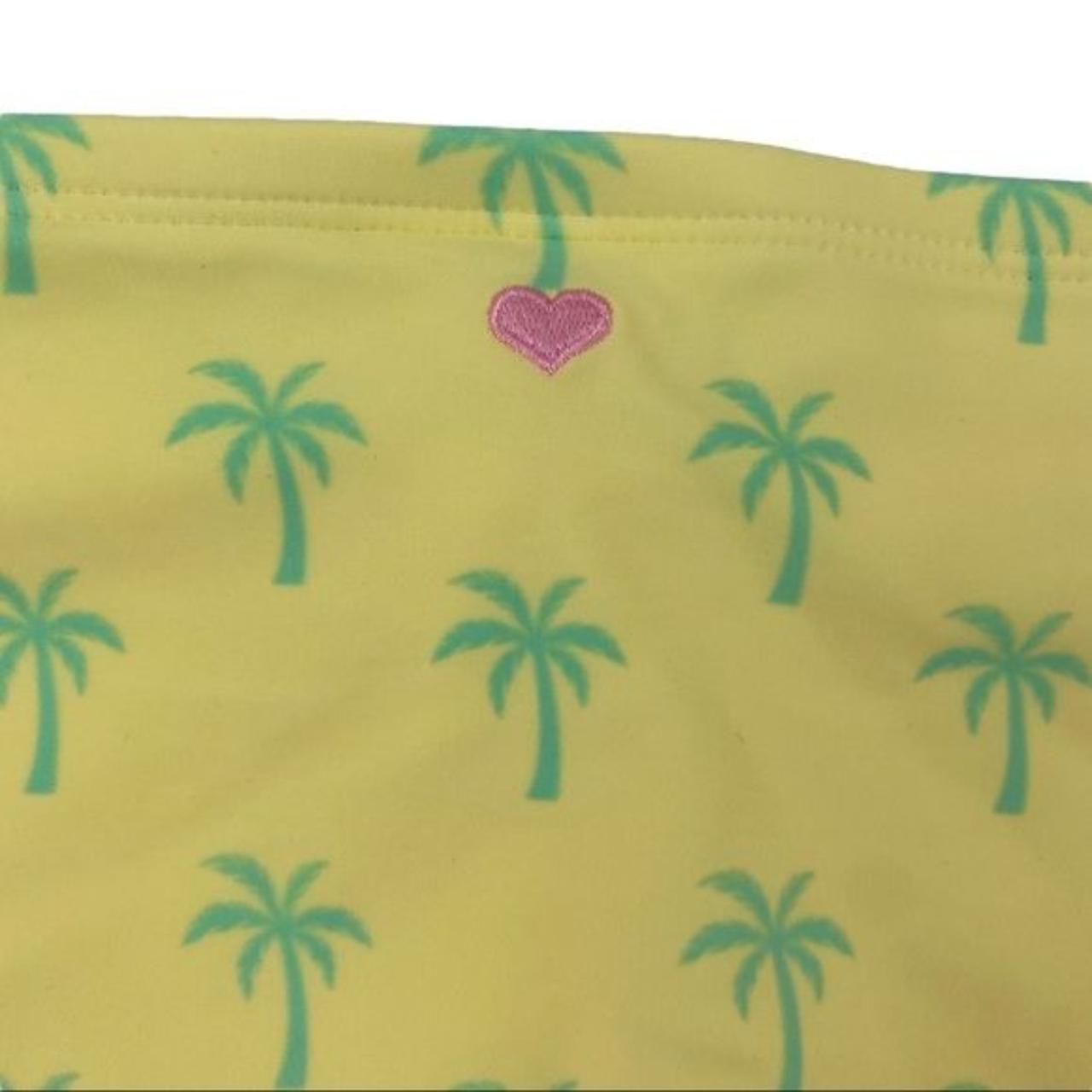 Stoney Clover Lane Bikini Set Yellow Green Palm - Depop