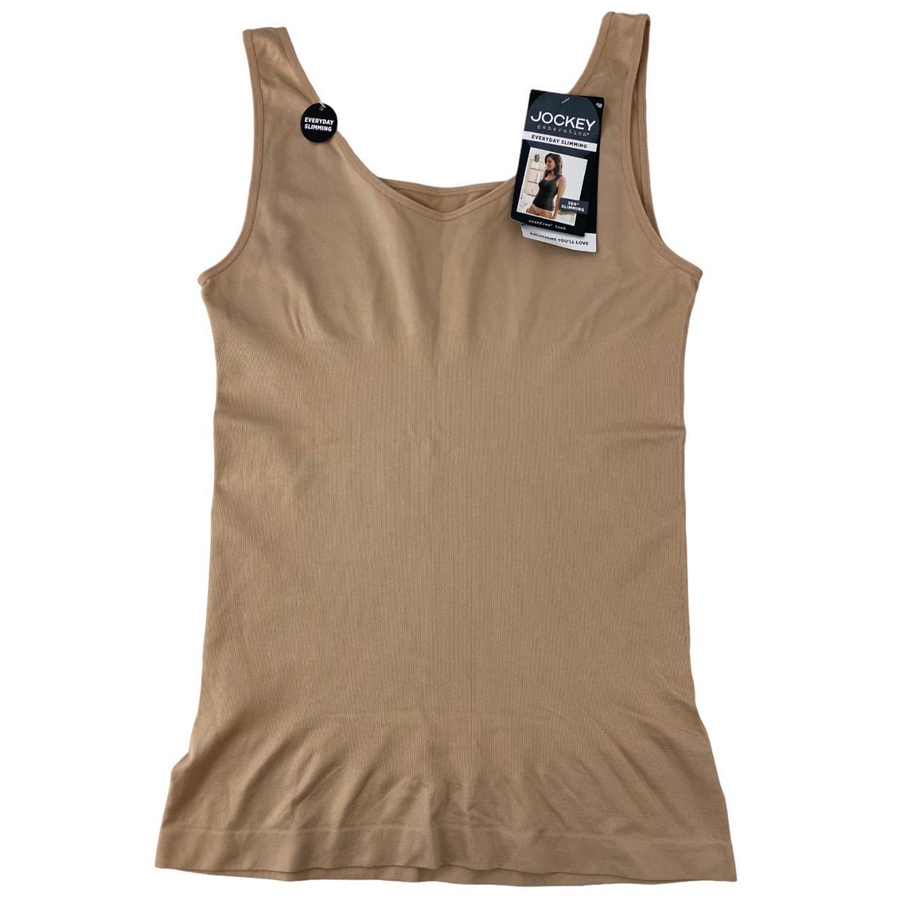 Jockey Beige Nude Everyday Slimming Seamfree Tank... Depop