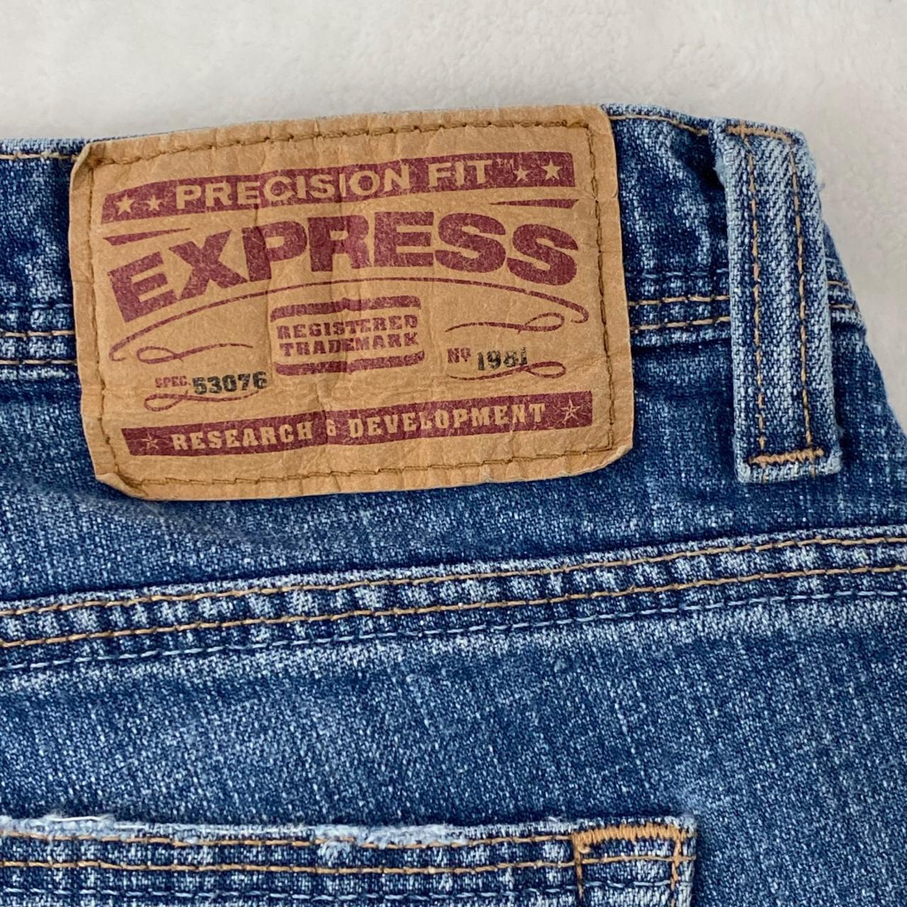 Express Precision Fit Jeans Girls Size 8 Y2K Vintage - Depop