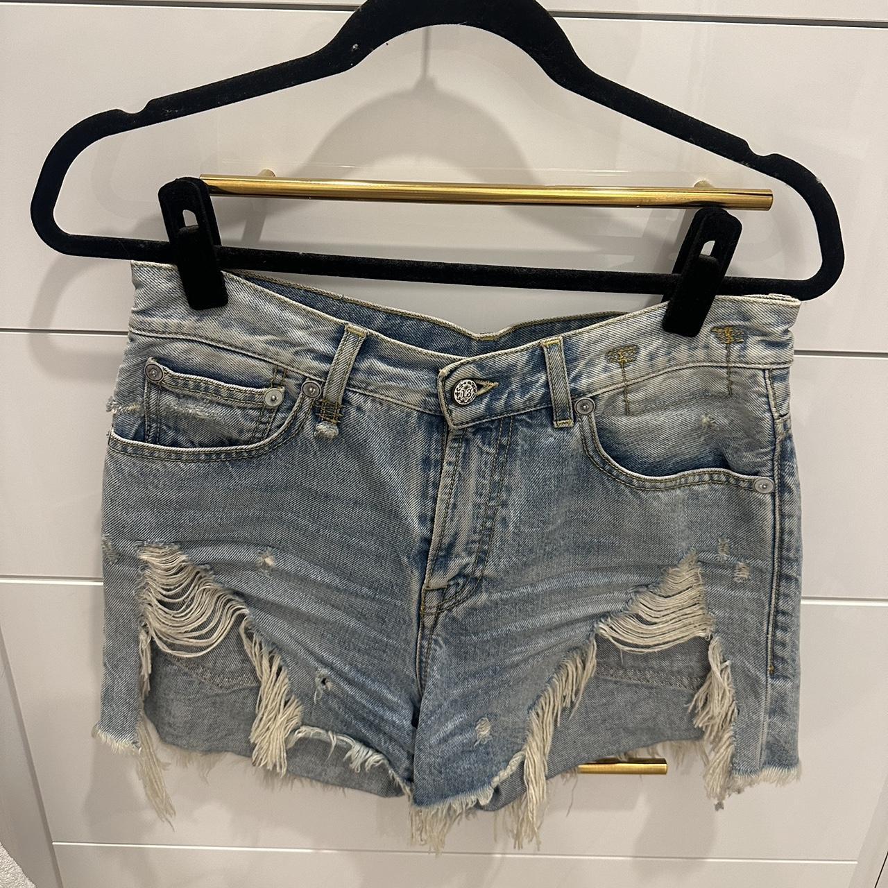 R13 denim shorts size 26 basically new Depop