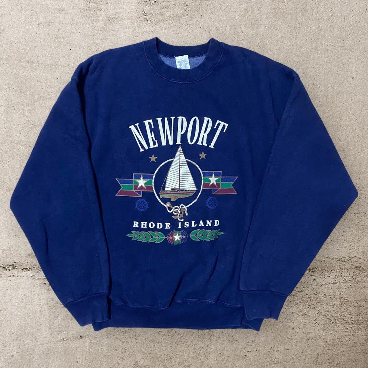 Vintage Newport Rhode Island Crewneck Used but in... - Depop