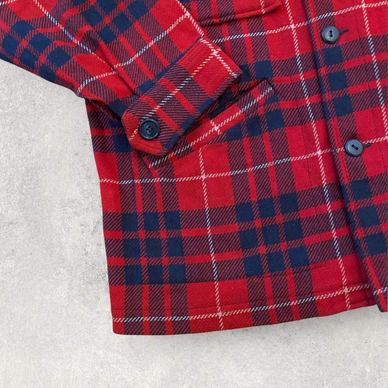 Pendleton Men's Lightweight Jacket - Red - M – Vi… - image 7