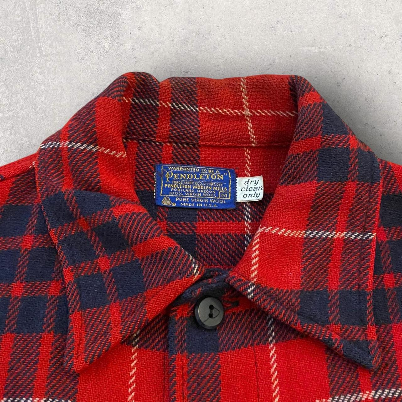 Pendleton Men's Lightweight Jacket - Red - M – Vi… - image 3