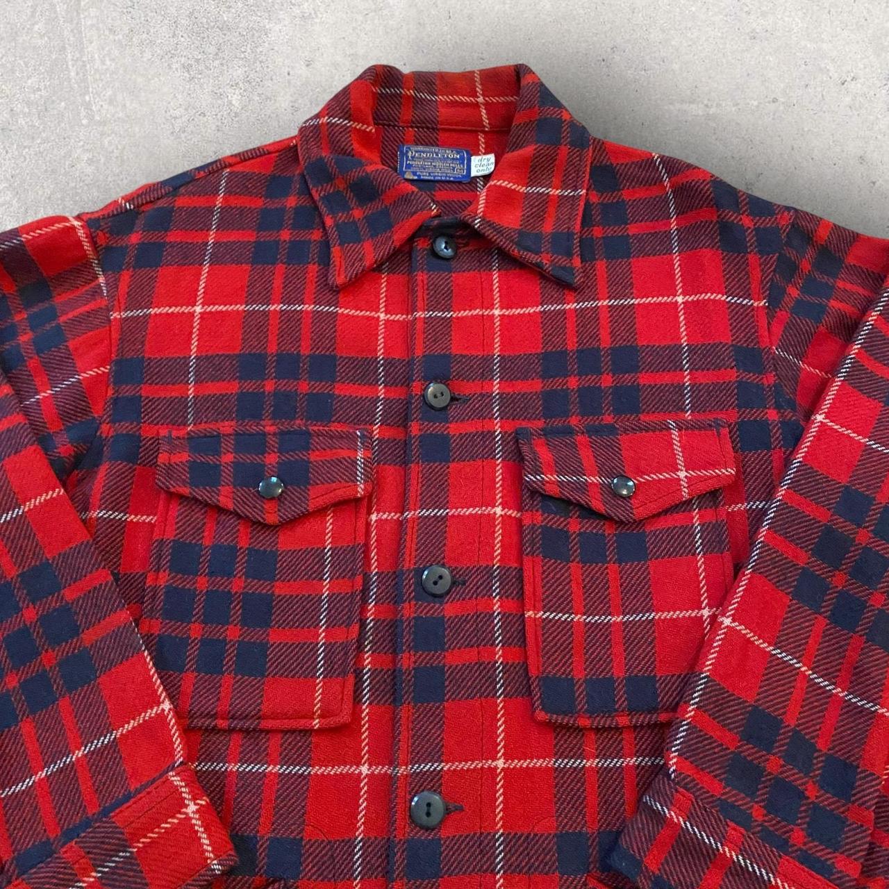 Pendleton Men's Lightweight Jacket - Red - M – Vi… - image 2