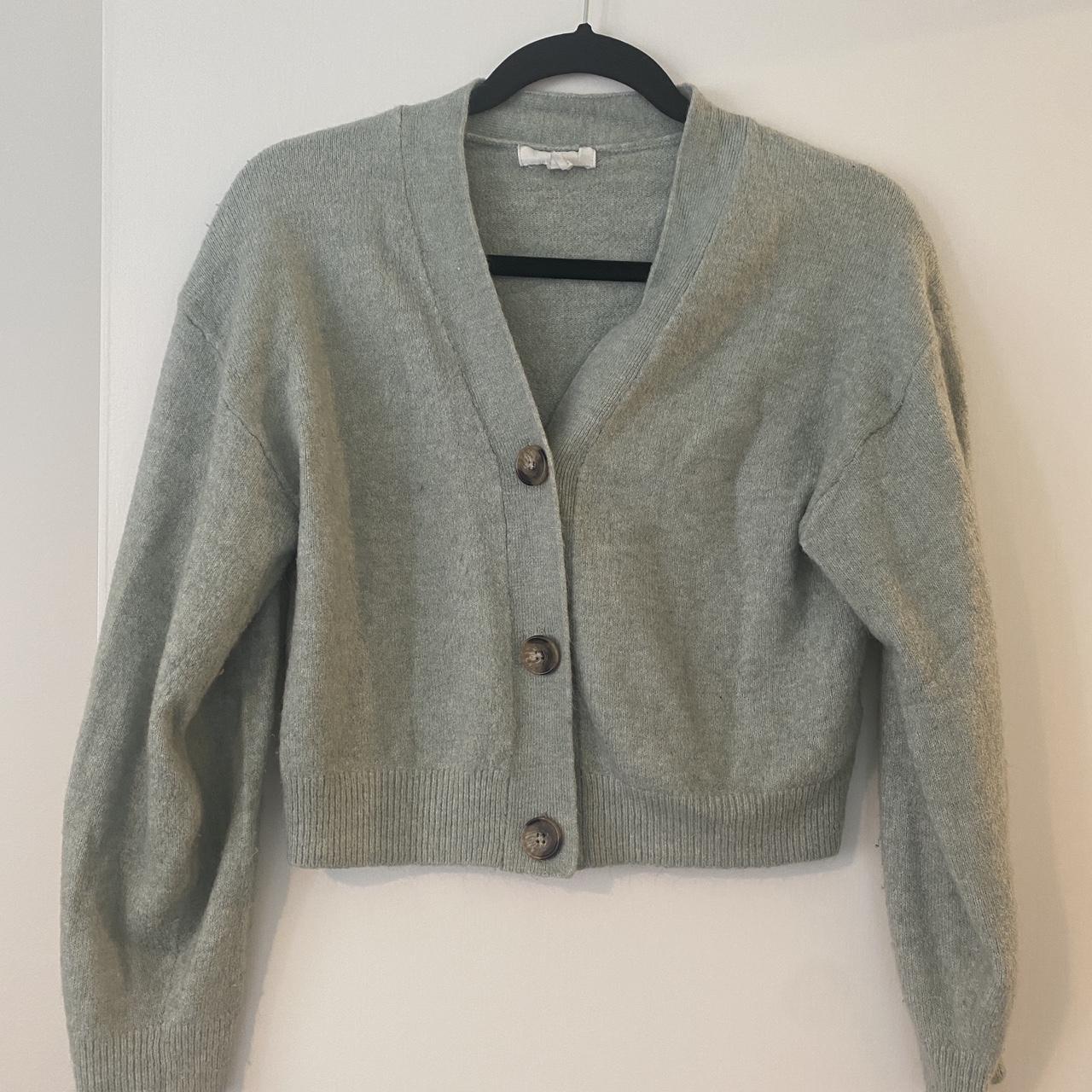 H&M cardigan Barely worn, great condition Would fit... - Depop